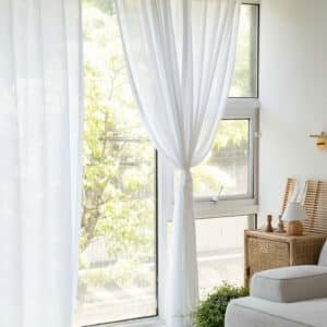 Rèm Voan Sheer SB1801 - Giải Pháp Hạn Chế Tầm Nhìn 90% Cho Không Gian Sống Thanh Lịch